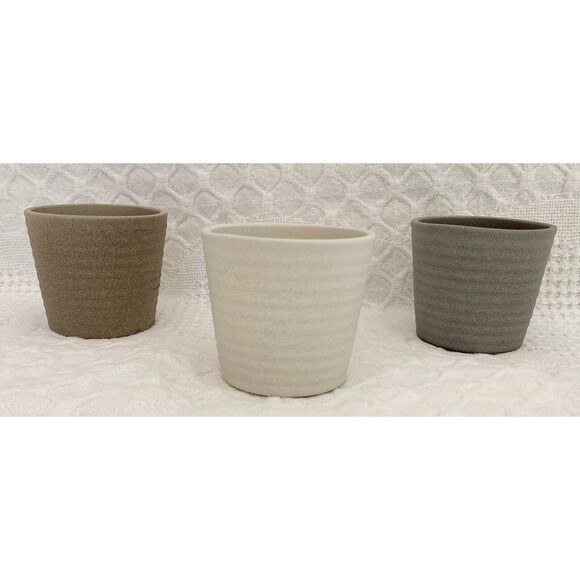 3-Pack Indoor 2.75-inch Ceramic Cactus Succulent Herb Flower Pots - Picture 1 of 2